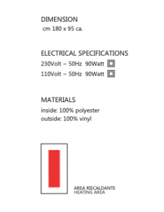 Termocoperta grande 180x95 cm 2