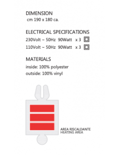 Slimming sauna 190x80 cm con T-controller 2