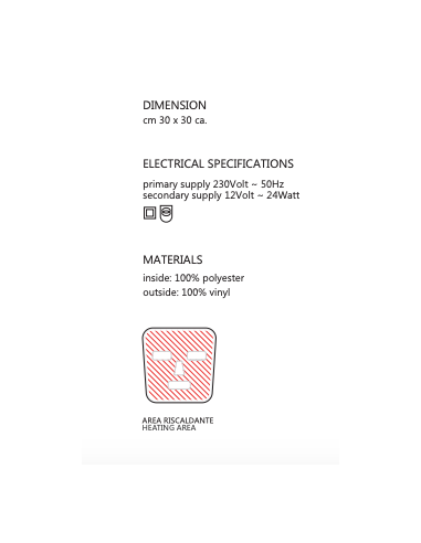 Maschera facciale riscaldante 12V Maschera facciale riscaldante 12V