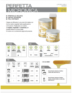 Cera Depilatoria Perfetta Micromica 2