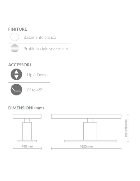 Lettino Elettrico E-motions 2.0