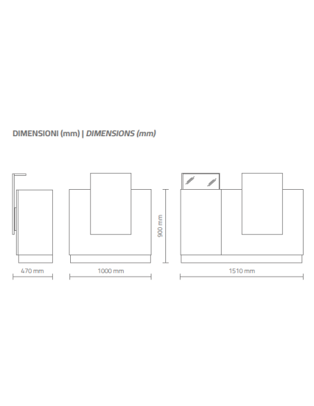 Reception Light Desk Bis