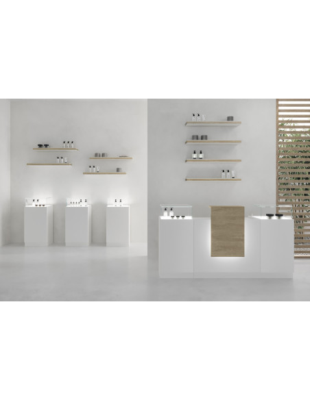 Reception Light Desk Tris Reception Light Desk Tris