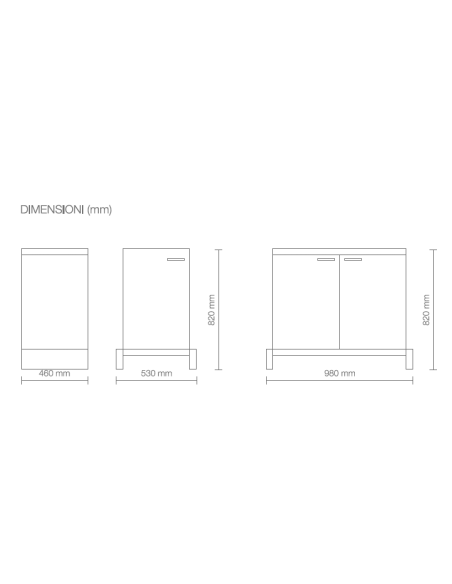 Mobile in Legno ET-NO 90 Mobile in Legno ET-NO 90