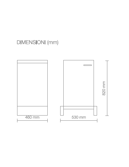 Mobile in Legno ET-NO 45 H2O Mobile in Legno ET-NO 45 H2O