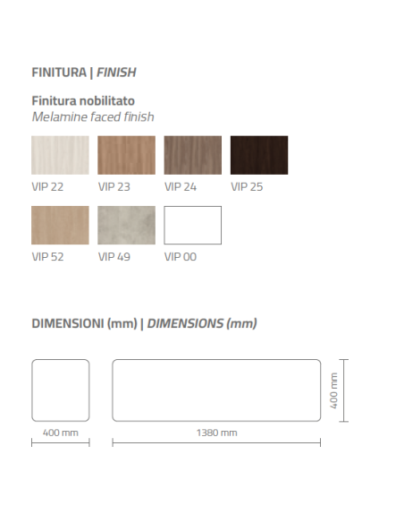Mobile Pensile in Legno Nat 1350 Air