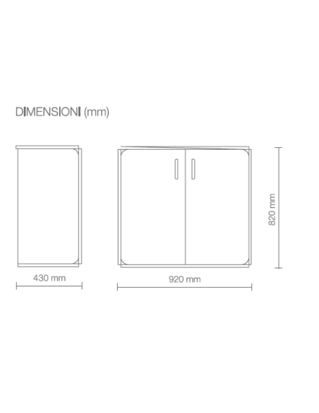 Mobile in Legno Nat 900