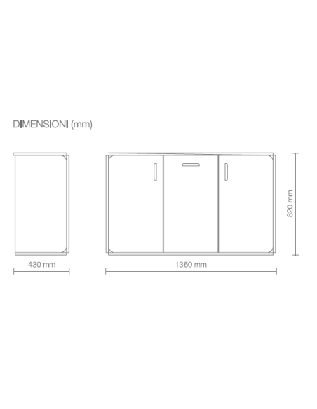 Mobile in Legno Nat 1350