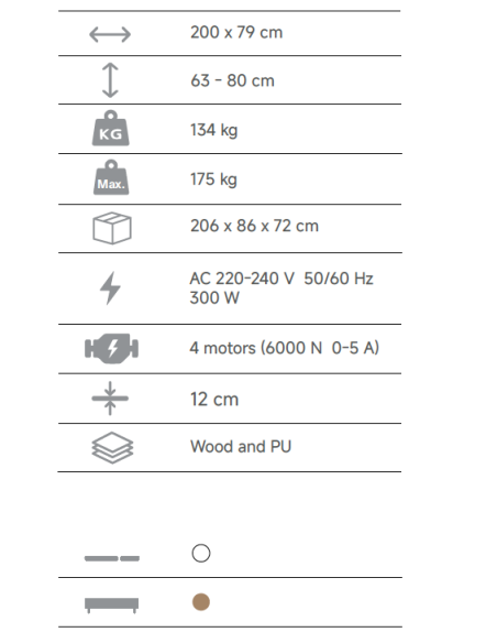 Lettino Elettrico con riscaldamento Giove