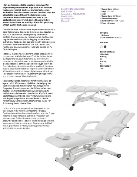 Lettino Elettrico Carena
