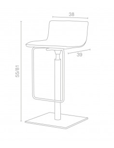 Sgabello Alto Reception Divine 2